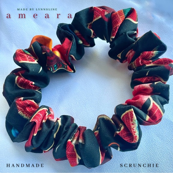 Hand Crafted Accessories - Ameara Large Cotton Scrunchie